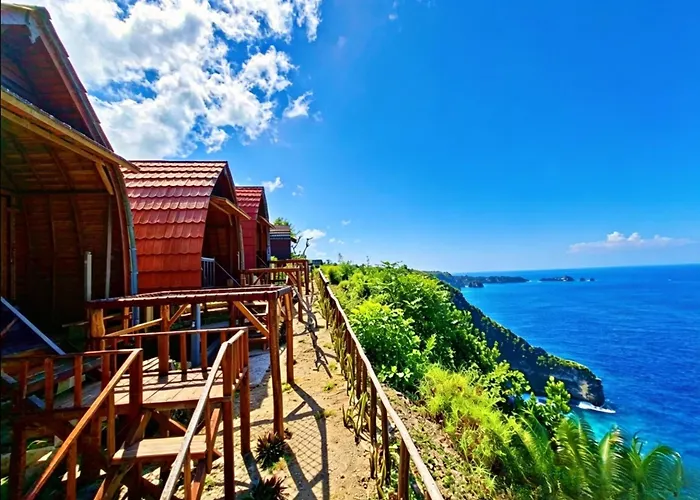 別荘 Nusa Penida Ocean Cliffside Semarapura